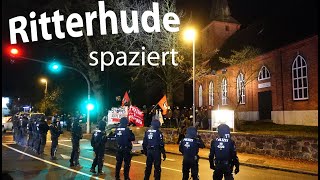 Spaziergang in Ritterhude wird von der ANTIFA behindert [upl. by Nigel]