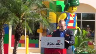 Legoland Hotel Grand Opening Ceremony Legoland Florida Resort May 15 2015 [upl. by Ailahs]