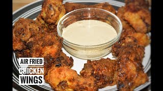 Crispy Air Fried Chicken Wings  Chicken Wings In Air Fryer  Airfryer Recipes [upl. by Erfert]