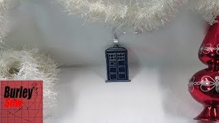 How to make a Dr Who Tardis Police Call Box Christmas Ornament Using Sewart Tutorial [upl. by Middlesworth]