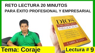 Reto de lectura de libro DIOS MI JEFE DE NEGOCIO de Larry Julian por Jhon Moreno 9 [upl. by Kaden]