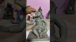 Bal ganesh murti making  ganpati making ideas  ganpati murtiganeshganpatiganeshaartshorts [upl. by Fanchon284]