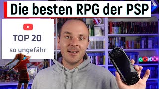 PlayStation Portable  Die 20 besten Rollenspiele [upl. by Tiedeman175]