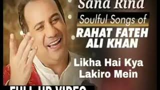 Likha hai kya lakiron me mujhe padhna nhi ataa rahat fateh Ali khan songs  240 X 240 [upl. by Gunas]