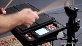 Roland SPD30 Octapad and BT1 Bar Trigger Overview and Demo  UniqueSquaredcom [upl. by Aisatsana]