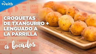 A BOCADOS Croquetas de txangurro  Lenguado a la parrilla [upl. by Eiralam]