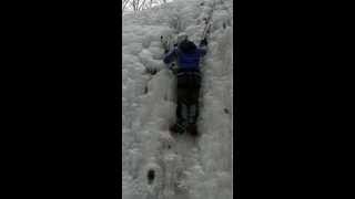 Ice climbing fail [upl. by Corinna]