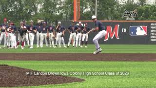 MIF Landon Brown Iowa Colony High School Class of 2026 [upl. by Einhoj]