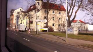 Chemnitz Tram CVAG Linie 5 Hutholz  Gablenz Variobahn Prototyp Wagennr 601 [upl. by Conant]