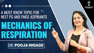 A MustKnow Topic for NEET PG and FMGE Aspirants Mechanics of Respiration with Dr Pooja Nigade [upl. by Kennie]