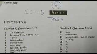 HOST FAMILY APPLICANT ANSWER KEY CAMBRIDGE IELTS 5 TEST 4 LISTENING ANSWER KEY [upl. by Nart]