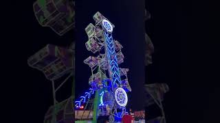 Zipper Carnival Ride 2022 at Frazier Shows Gallup NM [upl. by Justus]