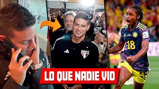 LO QUE NO SE VIÓ JAMES CASI LLORA x OVACION y RECIBIMIENTO l SELECCIÓN COLOMBIA PARTIDAZO MUNDIAL [upl. by Millford]