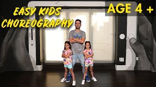 Easy Kids Choreography  Hip Hop Dance Tutorial AGES 4  MihranTV [upl. by Leuams]