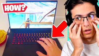 Reacting To The WEIRDEST Keybinds In Fortnite [upl. by Ahtram]