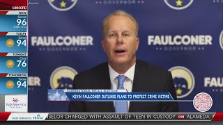 Kevin Faulconer outlines plans to protect crime victims [upl. by Aneladdam]