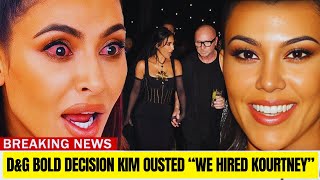 Kim Kardashian Opens Up About Dolce and Gabbana Fired Her and Hire Kourtney [upl. by Nedyah]