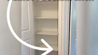 Linen Closet Hack Simple way to get organized and add more storage space [upl. by Kurzawa]