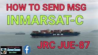 How to send messageemail using Inmarsat C or SATC onboard the vessel [upl. by Naimaj]