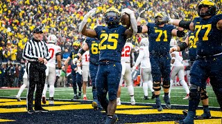 Hassan Haskins  Michigan Wolverines Running Back  2021 Senior Highlights [upl. by Onirefez]