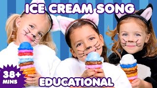 Ice Cream Song  Silly Ice Cream  Kids Songs  Nursery Rhymes [upl. by Hebe]