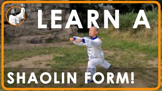 Beginners Shaolin Kung Fu Form Tutorial  Part 1  八步连环拳 [upl. by Boyce]