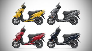 2020 Honda Grazia BS6  All Colour Options  Images  AUTOBICS [upl. by Stephan543]