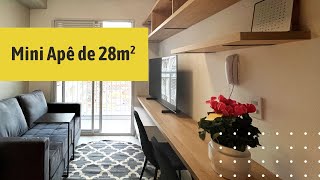 Ap 1214  Mini apartamento de 28m² [upl. by Adnolehs]