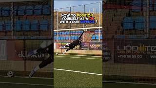 Goalkeeper Positioning Tips Part 3 goalkeeping goalkeepertips shorts [upl. by Erdna]