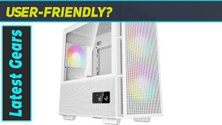 DeepCool CH360 Digital WH mATX Airflow Case The Ultimate Cooling Solution [upl. by Sachs]