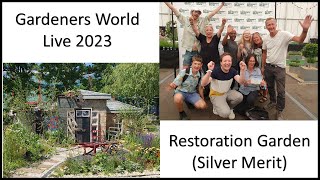 Gardeners World Live 2023Restoration Garden Silver Merit medal [upl. by Imas137]