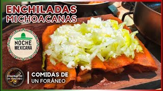 Receta Enchiladas Michoacanas  Enchiladas Rojas [upl. by Eahsat285]