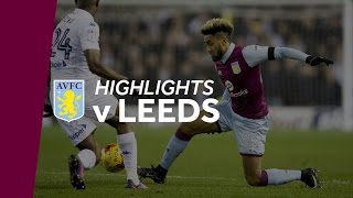 Leeds United 20 Aston Villa  Highlights [upl. by Gnes354]