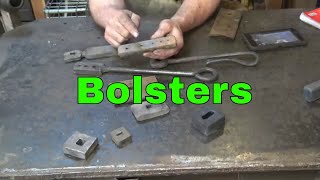 making and using a bolster blacksmithing tools [upl. by Charity]