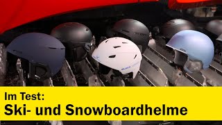 Im Test Ski und Snowboardhelme  ÖAMTC [upl. by Irby]