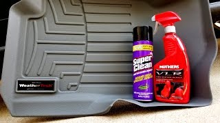 HOW TO CLEAN amp PROTECT Rubber Floor Mats with Super Clean Degreaser and VLR [upl. by Nagel277]