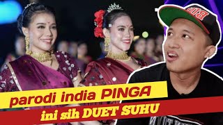 Ini Sih Duet Suhu  parodi india PINGA BAJIRAO MASTANI by VINA FAN feat AGNES MAHARANI  REACTION [upl. by Bivins]