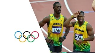 Mens 4x100m Round 1 Highlights  Jamaica amp USA Win  London 2012 Olympics [upl. by Enitsirk527]