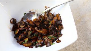 How to Sauté Mushrooms  SAM THE COOKING GUY [upl. by Mccahill881]