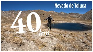 MARATON en el Nevado de Toluca  40 km  780 mts [upl. by Sykleb]