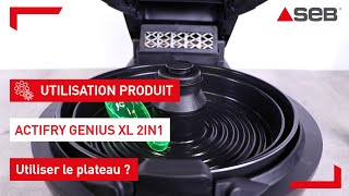 Comment utiliser le plateau de mon Actifry Seb Genius 2 en 1 [upl. by Ahsitauq357]