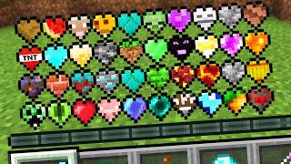 Minecraft But There Are Custom Hearts [upl. by Anauj90]