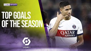 Top Goals of The 2023  2024 Season in Ligue1  LIGUE 1 HIGHLIGHTS  beIN SPORTS USA [upl. by Jody]