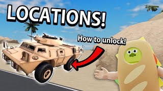 All M117 Guardian Part Locations  War Tycoon [upl. by Cob952]