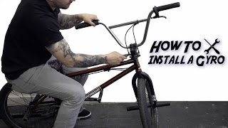 HOW TO INSTALL A BMX GYRO BRAKE SYSTEM [upl. by Livy]