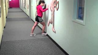 Plantar Fasciitis The All Important Wall Stretch [upl. by Ashby]