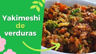 Yakimeshi de verduras Muy sencillo de hacer y delicioso [upl. by See]