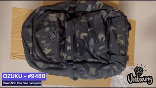 Ozuko 9488 Camo Soft One Size Backpack Unboxing  Best Backpacks 2023  Top Backpacks 2023 [upl. by Kama]