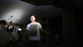 STAYING OVERNIGHT IN A HAUNTED HOUSE WITH NO POWER this happened  FaZe Rug [upl. by Bayly]