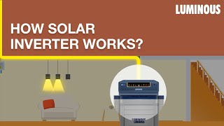 What is a Solar Inverter and How Does it Work  Luminous [upl. by Aicek]